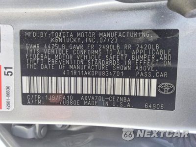 Zdjęcie 13 z 13 samochodu: 2023 TOYOTA CAMRY LE VIN:4T1R11AK0PU834701 - miniatura