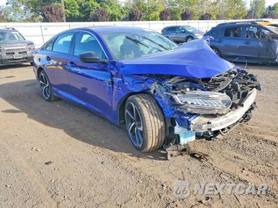 Czwarte zdjęcie samochodu z boku: 2022 HONDA ACCORD HYBRID SPORT VIN:1HGCV3F20NA041675 - miniatura