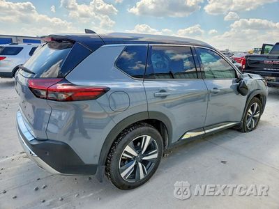 Trzecie zdjęcie samochodu z tyłu: 2023 NISSAN ROGUE PLATINUM VIN:JN8BT3DC6PW101786 - miniatura