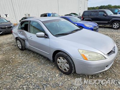 Czwarte zdjęcie samochodu z boku: 2003 HONDA ACCORD LX VIN:1HGCM56373A118627 - miniatura