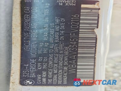 Zdjęcie 13 z 13 samochodu: 2001 BMW 325 I VIN:WBAAV33451FV02116 - miniatura