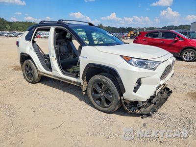 Czwarte zdjęcie samochodu z boku: 2019 TOYOTA RAV4 XSE VIN:JTMEWRFV9KJ003407 - miniatura