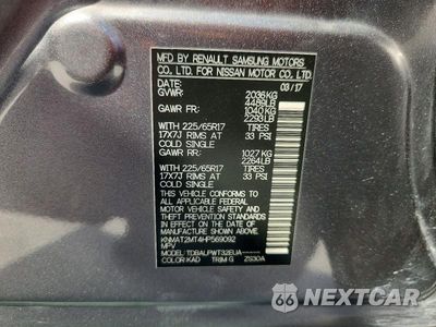 Zdjęcie 13 z 13 samochodu: 2017 NISSAN ROGUE S VIN:KNMAT2MT4HP569092 - miniatura