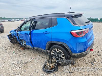 Drugie zdjęcie samochodu z przodu: 2018 JEEP COMPASS TRAILHAWK VIN:3C4NJDDB8JT174618 - miniatura
