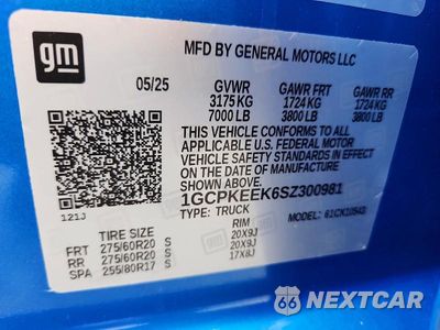 Zdjęcie 12 z 12 samochodu: 2025 CHEVROLET SILVERADO K1500 RST VIN:1GCPKEEK6SZ300981 - miniatura