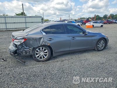 Trzecie zdjęcie samochodu z tyłu: 2016 INFINITI Q50 3.0T PREMIUM VIN:JN1EV7ARXGM341408 - miniatura