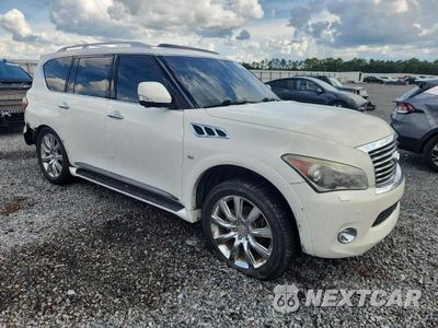 Czwarte zdjęcie samochodu z boku: 2014 INFINITI QX80 BASE VIN:JN8AZ2NE0E9065416 - miniatura