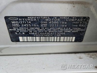 Zdjęcie 12 z 12 samochodu: 2014 HYUNDAI SONATA HYBRID VIN:KMHEC4A49EA113044 - miniatura