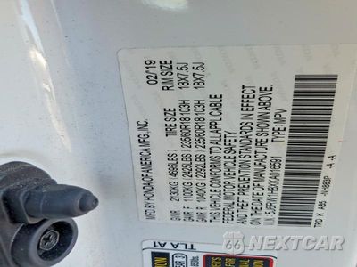 Zdjęcie 13 z 13 samochodu: 2019 HONDA CR-V EXL VIN:5J6RW1H8XKA016591 - miniatura