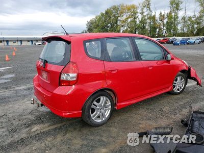 Trzecie zdjęcie samochodu z tyłu: 2007 HONDA FIT S VIN:JHMGD37637S000294 - miniatura
