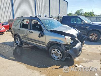 Czwarte zdjęcie samochodu z boku: 2006 HONDA CR-V LX VIN:SHSRD78536U433416 - miniatura