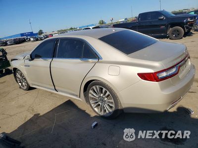 Drugie zdjęcie samochodu z przodu: 2017 LINCOLN CONTINENTAL SELECT VIN:1LN6L9SK1H5609208 - miniatura