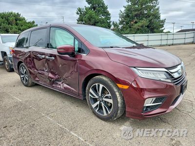 Czwarte zdjęcie samochodu z boku: 2018 HONDA ODYSSEY ELITE VIN:5FNRL6H98JB080896 - miniatura