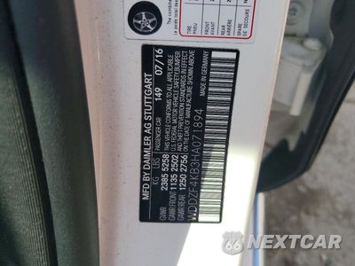 Zdjęcie 12 z 12 samochodu: 2017 MERCEDES-BENZ E 300 4MATIC VIN:WDDZF4KB3HA071894 - miniatura