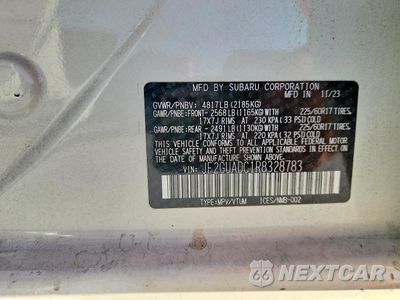Zdjęcie 14 z 14 samochodu: 2024 SUBARU CROSSTREK PREMIUM VIN:JF2GUADC1R8328783 - miniatura