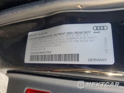 Zdjęcie 12 z 12 samochodu: 2021 AUDI A6 PRESTIGE VIN:WAUM2AF28MN037992 - miniatura
