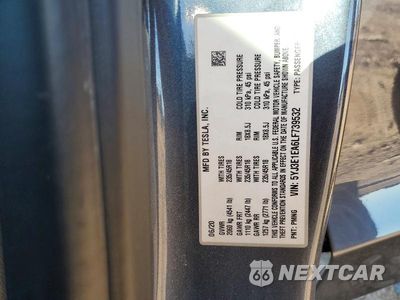 Zdjęcie 12 z 12 samochodu: 2020 TESLA MODEL 3 VIN:5YJ3E1EA6LF739532 - miniatura