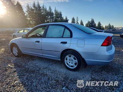 Drugie zdjęcie samochodu z przodu: 2001 HONDA CIVIC LX VIN:1HGES16521L075681 - miniatura