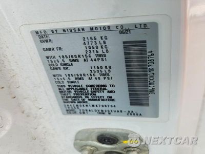 Zdjęcie 12 z 12 samochodu: 2021 NISSAN NV200 S DELIVERY VAN VIN:3N6CM0KN1MK708764 - miniatura
