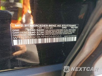 Zdjęcie 13 z 13 samochodu: 2023 MERCEDES-BENZ EQB 250+ VIN:W1N9M0CB7PN068066 - miniatura