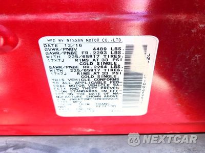 Zdjęcie 12 z 12 samochodu: 2017 NISSAN ROGUE S VIN:JN8AT2MT1HW389935 - miniatura