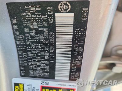 Zdjęcie 12 z 12 samochodu: 2023 TOYOTA CAMRY SE VIN:4T1G11AK9PU835529 - miniatura