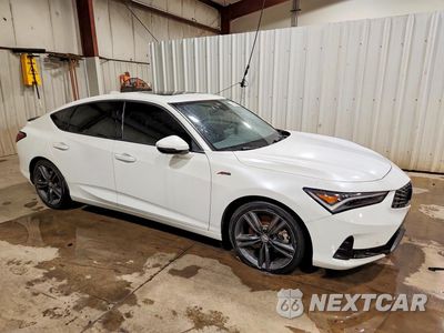 Czwarte zdjęcie samochodu z boku: 2024 ACURA INTEGRA A-SPEC TECH VIN:19UDE4H66RA017171 - miniatura
