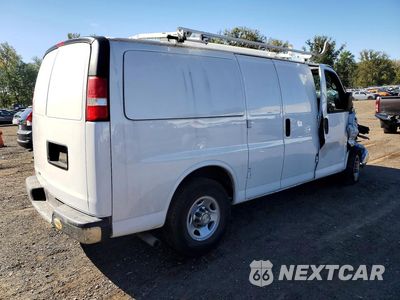 Trzecie zdjęcie samochodu z tyłu: 2015 CHEVROLET EXPRESS G2500 VIN:1GCWGFCF9F1270856 - miniatura