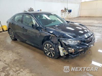 Czwarte zdjęcie samochodu z boku: 2019 HONDA CIVIC LX VIN:SHHFK7H38KU216273 - miniatura