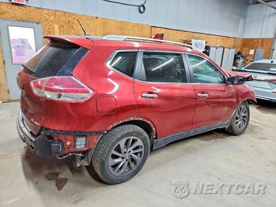Trzecie zdjęcie samochodu z tyłu: 2016 NISSAN ROGUE SL VIN:5N1AT2MVXGC858724 - miniatura