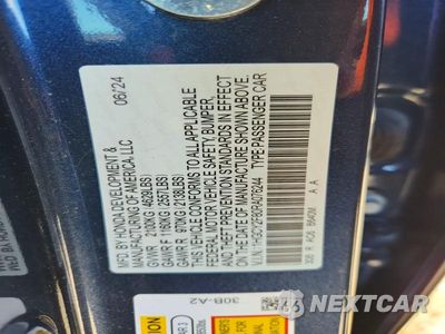 Zdjęcie 12 z 12 samochodu: 2024 HONDA ACCORD TOURING HYBRID VIN:1HGCY2F80RA076244 - miniatura