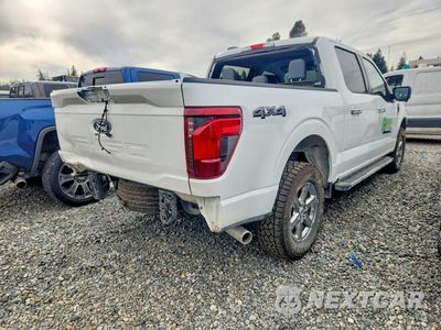 Trzecie zdjęcie samochodu z tyłu: 2024 FORD F150 XLT VIN:1FTFW3L84RKF67163 - miniatura