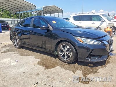Czwarte zdjęcie samochodu z boku: 2021 NISSAN SENTRA SV VIN:3N1AB8CV5MY230247 - miniatura