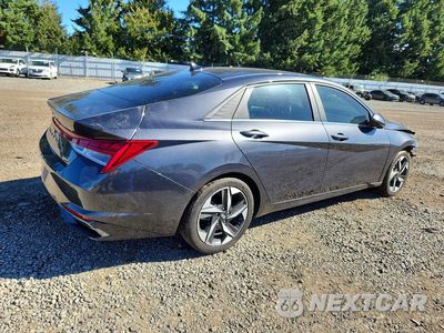 Trzecie zdjęcie samochodu z tyłu: 2021 HYUNDAI ELANTRA LIMITED VIN:5NPLP4AG0MH017353 - miniatura