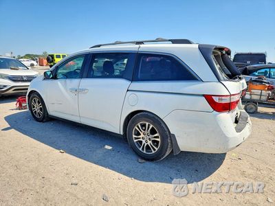 Drugie zdjęcie samochodu z przodu: 2013 HONDA ODYSSEY EXL VIN:5FNRL5H6XDB014323 - miniatura