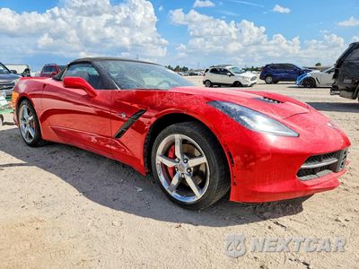 Czwarte zdjęcie samochodu z boku: 2014 CHEVROLET CORVETTE STINGRAY 2LT VIN:1G1YD3D70E5122716 - miniatura