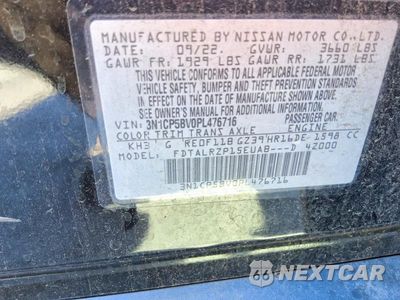 Zdjęcie 12 z 12 samochodu: 2023 NISSAN KICKS S VIN:3N1CP5BV0PL476716 - miniatura