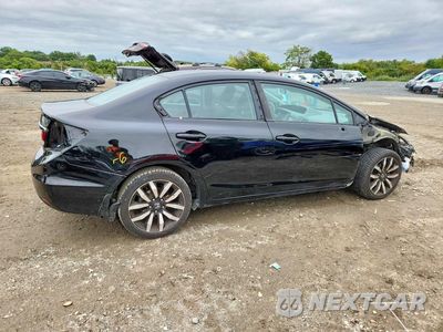 Trzecie zdjęcie samochodu z tyłu: 2015 HONDA CIVIC EXL VIN:19XFB2F96FE259274 - miniatura