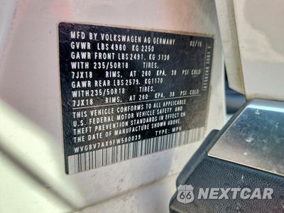Zdjęcie 14 z 14 samochodu: 2015 VOLKSWAGEN TIGUAN S VIN:WVGBV7AX9FW580039 - miniatura