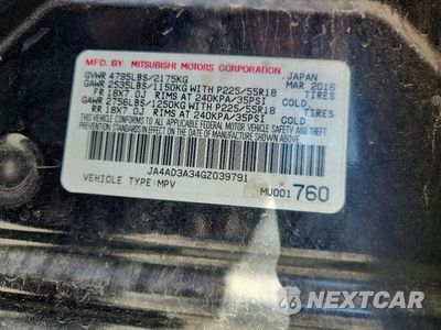 Zdjęcie 14 z 14 samochodu: 2016 MITSUBISHI OUTLANDER SE VIN:JA4AD3A34GZ039791 - miniatura