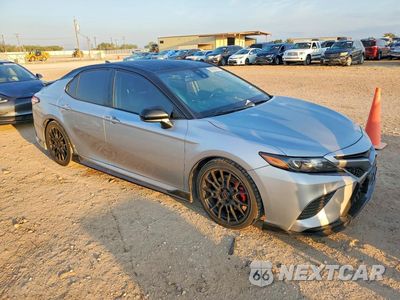 Czwarte zdjęcie samochodu z boku: 2020 TOYOTA CAMRY TRD VIN:4T1NZ1AK1LU043983 - miniatura