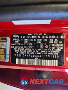 Zdjęcie 13 z 13 samochodu: 2017 KIA SORENTO LX V6 VIN:5XYPGDA54HG191990 - miniatura