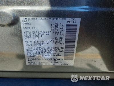 Zdjęcie 13 z 13 samochodu: 2015 NISSAN ROGUE SV VIN:5N1AT2ML8FC899043 - miniatura