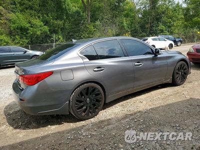 Trzecie zdjęcie samochodu z tyłu: 2017 INFINITI Q50 2.0T SPORT VIN:JN1CV7AR4HM680092 - miniatura