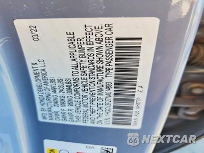 Zdjęcie 12 z 12 samochodu: 2022 HONDA ACCORD HYBRID SPORT VIN:1HGCV3F27NA014893 - miniatura