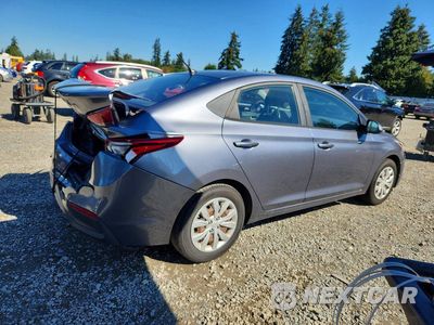 Trzecie zdjęcie samochodu z tyłu: 2019 HYUNDAI ACCENT SE VIN:3KPC24A30KE041729 - miniatura
