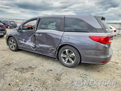 Drugie zdjęcie samochodu z przodu: 2019 HONDA ODYSSEY TOURING VIN:5FNRL6H80KB088581 - miniatura