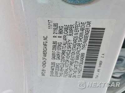 Zdjęcie 13 z 13 samochodu: 2018 HONDA ACCORD SPORT VIN:1HGCV1F38JA042869 - miniatura
