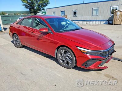 Czwarte zdjęcie samochodu z boku: 2025 HYUNDAI ELANTRA SEL VIN:KMHLS4DG2SU893558 - miniatura