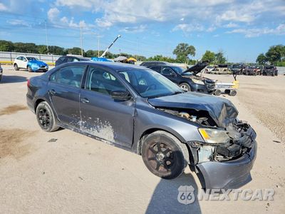 Czwarte zdjęcie samochodu z boku: 2013 VOLKSWAGEN JETTA BASE VIN:3VW1K7AJXDM282663 - miniatura